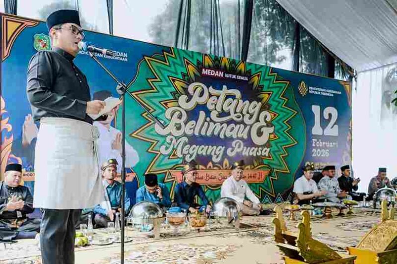 Wali Kota Medan Rico Waas hadiri Tradisi Meugang dan Petang Belimau di Masjid Raya Kedatukan Sunggal,