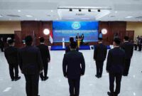 Kepala Badan Narkotika Nasional (BNN) RI, Suyudi Ario Seto, melantik dan mengambil sumpah 14 pejabat pimpinan tinggi pratama, pejabat administrasi, serta penyidik madya di Gedung Tan Satrisna BNN, Cawang, Jakarta Timur, pada Kamis, 26 Februari 2026.