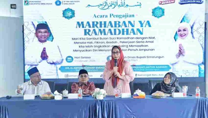 TP PKK Kabupaten Simalungun meluncurkan Pengajian Sahabat Qur’ani menjelang Ramadhan 1447 H.
