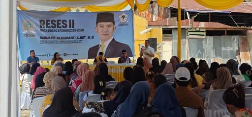 Reses Anggota DPRD Provinsi Sumatera Utara Daerah Pemilihan X (Kabupaten Simalungun–Kota Pematangsiantar), Darma Putra Rangkuti, S.Hut., M.Si.,