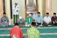 Suasana khidmat menyelimuti Masjid Istiqomah, Nagori Rambung Merah, Kecamatan Siantar, Kabupaten Simalungun, Sumatera Utara