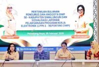 Rapat Koordinasi (Rakor) dan sosialisasi Laporan Pelaksanaan Program Kerja (LPPK) elektronik atau e-reporting. Kegiatan tersebut berlangsung di Balei Harungguan Roundahaim Saragih, Kantor Bupati Simalungun, Pematang Raya, Sumatera Utara, pada Rabu, 25 Februari 2026.