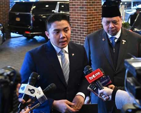 Sekretaris Kabinet Teddy Indra Wijaya  saat diwawancarai wartawan beberapa waktu lalu.