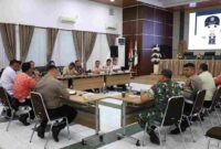 Rapat Optimalisasi Terminal Tanjung Pinggir yang dipimpin Sekretaris Daerah (Sekda) Junaedi Antonius Sitanggang, S.STP., M.Si., mewakili Wali Kota Pematangsiantar Wesly Silalahi, S.H., M.Kn., Rabu, 29 Januari 2026, di Ruang Serbaguna Pemko Pematangsiantar.