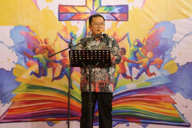 Wali Kota Wesly membuka KK Fair 2026, di Lantai 1 Suzuya Merdeka Mall, Jalan Merdeka Kelurahan Pardomuan Kecamatan Siantar Timur, Sabtu (28/02/2026) siang. 