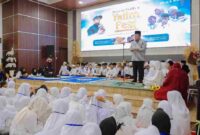 Wali Kota Pematangsiantar Wesly Silalahi, S.H., M.Kn., menghadiri Yatim Fest Ramadan yang digelar Yayasan Abulyatama Indonesia di Ruang Serbaguna Pemerintah Kota Pematangsiantar, pada Minggu, 22 Februari 2026.