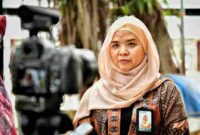 Kabid Kelembagaan Koperasi Dinas Koperasi dan UKM Sumut, Pratiwi Mulya Ningrum, saat ditemui di Koperasi Merah Putih Desa Medan Krio, kecamatan Sunggal,  Rabu (11/3/2026)