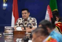 Gubernur Sumatera Utara Bobby Nasution menekankan pentingnya pemetaan prioritas pembangunan saat menerima Bupati Nias Utara Amizaro Waruwu di Kantor Gubernur Sumut.