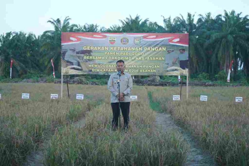 Wakil Bupati Asahan, Rianto, S.H., M.A.P. saat memberikan kata sambutan.
