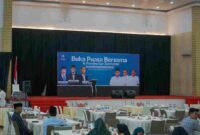 kegiatan buka puasa bersama dan pemberian santunan kepada anak yatim piatu serta penyandang disabilitas di Aula Perguruan Islam Al-Amjad pada Minggu, 8 Maret 2026, petang.