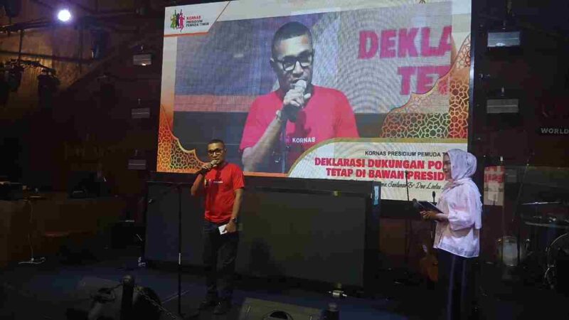 Koordinator Nasional Presidium Pemuda Timur, Sandri Rumanama,