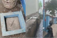 Tutup Ipal hanya 1 (Kiri), Saluran Pembuangan (Tengah), Pintu Depan SPPG (Kanan)