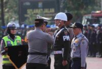 Polda Sumut menggelar Apel Gelar Pasukan Operasi Ketupat Toba 2026 di Medan untuk memastikan pengamanan arus mudik dan perayaan Idul Fitri 1447 Hijriah berjalan aman dan lancar.