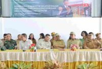 Bupati Simalungun, Dr. H. Anton Achmad Saragih, bersama Wakil Bupati Benny Gusman Sinaga menghadiri kegiatan monitoring percepatan operasionalisasi Koperasi Desa/Kelurahan Merah Putih (KDKMP) di Nagori Karang Anyar, Kecamatan Gunung Maligas, Kabupaten Simalungun, Sumatera Utara, pada Selasa, 3 Maret 2026.