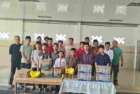 DPP LSM KARYA menyalurkan bantuan sembako dan santunan kepada anak-anak Panti Asuhan Taruna Melati di Pematangsiantar