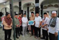 Tim Safari Ramadan Pemerintah Kota (Pemko) Pematangsiantar mengakhiri rangkaian kunjungan Ramadan 1447 Hijriah di Masjid Al Falah, Jalan Padangsidimpuan, Kelurahan Timbang Galung, Kecamatan Siantar Barat.