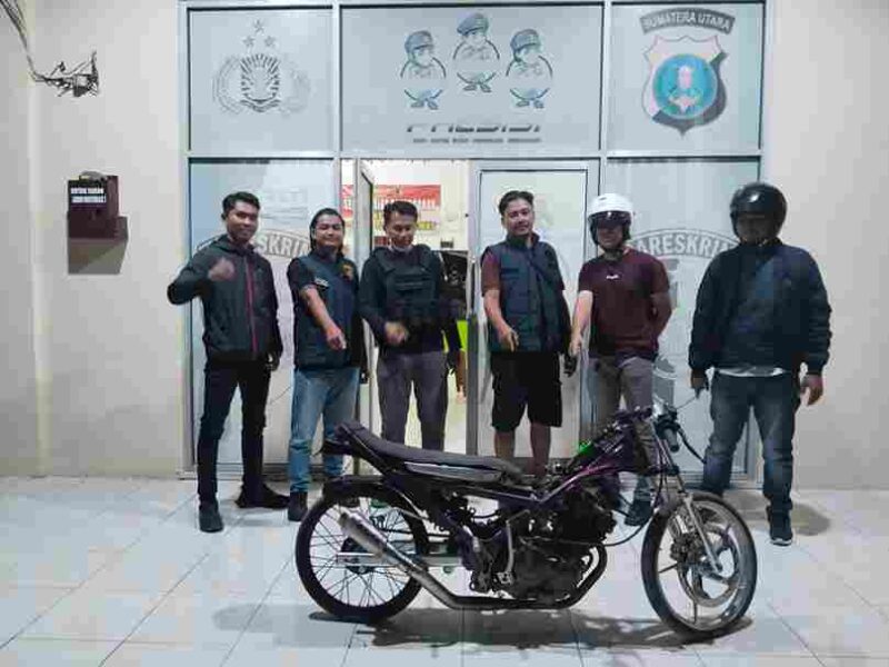 Tim patroli Satuan Reserse Kriminal (Satreskrim) Polres Padang Lawas menggagalkan dugaan aksi balap liar di wilayah Sibuhuan