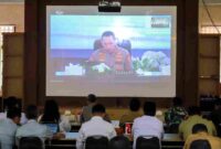 Rapat Koordinasi (Rakor) Lintas Sektor Bidang Operasional Tingkat Menteri dalam rangka kesiapsiagaan pelaksanaan Operasi Ketupat 2026 melalui Zoom Meeting, Senin (2/3/2026) pagi.