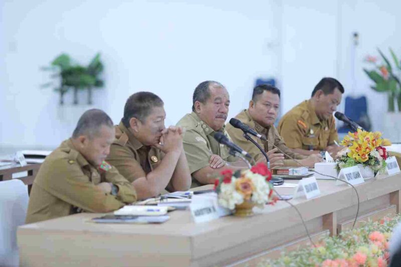 Rapat Koordinasi Pemerintahan (Rakorpem) Bulan Maret 2026 di Aula Melati Kantor Bupati Asahan, pada Senin (9/3/2026) sekitar pukul 10.00 WIB.