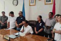Rektor Universitas HKBP Nommensen Pematangsiantar, Dr. Muktar B. Panjaitan, S.Pd., M.Pd.,