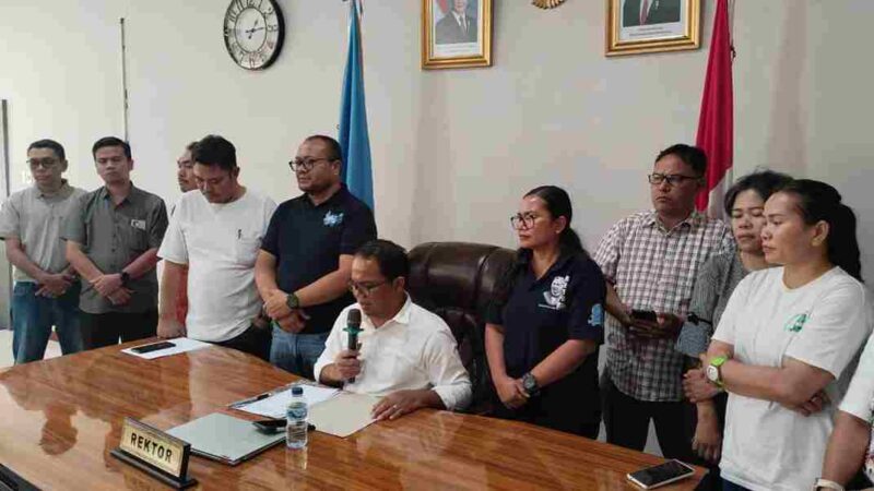 Rektor Universitas HKBP Nommensen Pematangsiantar, Dr. Muktar B. Panjaitan, S.Pd., M.Pd.,