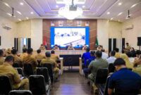 Wali Kota Medan Rico Waas memimpin rapat koordinasi pengamanan Idulfitri 2026.