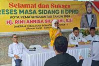 Anggota DPRD Kota Pematangsiantar dari Fraksi Golkar, Hj. Rini Annisa Silalahi, S.Si.