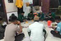 Kapolsek Dolok Silau AKP M. Nasir Daulay saat Safari Ramadan