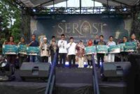 Wali Kota Wesly Silalahi bersama Bank Indonesia membuka Semarak Ramadan Siantar (SERASI) 2026 di Lapangan Adam Malik.