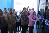 Peresmian operasional Satuan Pelayanan Pemenuhan Gizi (SPPG) Polres Asahan III dan IV digelar di Polsek Air Batu, Kabupaten Asahan, pada Senin (2/3/2026).