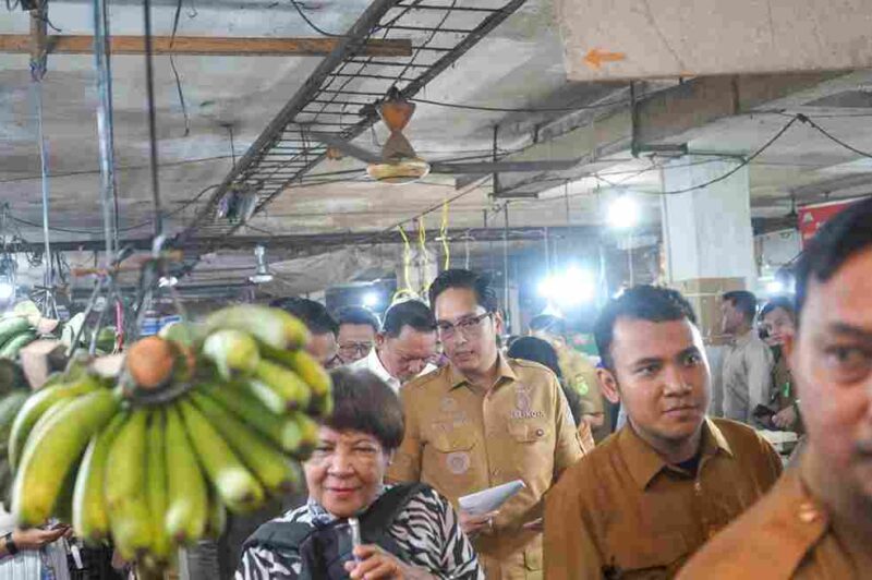 sidak pasar Medan