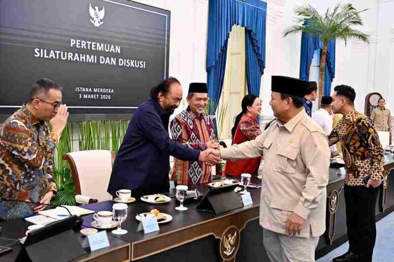 Presiden Prabowo Subianto menggelar pertemuan pemimpin lintas generasi di Istana Merdeka bersama mantan presiden, wakil presiden, dan tokoh politik nasional.