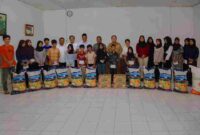 Penyaluran bantuan kepada anak-anak Panti Asuhan Yayasan Islamic Center di Jalan Asahan, Kelurahan Marihat Baris, Kecamatan Siantar, Kabupaten Simalungun, pada Selasa, 10 Maret 2026.