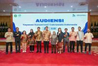 Gubernur Sumatera Utara, Bobby Nasution, mendorong penguatan ekonomi hijau dan biru melalui kolaborasi dengan Yayasan Konservasi Cakrawala Indonesia (YCKI) dalam pertemuan di Medan, Jumat,24 April 2026.