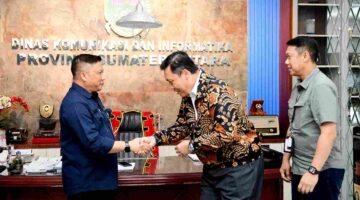 Kolaborasi antara Dinas Komunikasi dan Informatika Provinsi Sumatera Utara dan Lembaga Penjamin Simpanan, Jumat (17 April 2026).