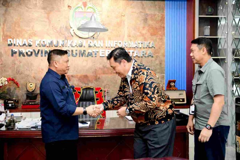 Kolaborasi antara Dinas Komunikasi dan Informatika Provinsi Sumatera Utara dan Lembaga Penjamin Simpanan, Jumat (17 April 2026).