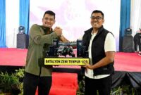 Gubernur Sumatera Utara Bobby Nasution mengapresiasi peran Yonzipur 1 Dhira Dharma.