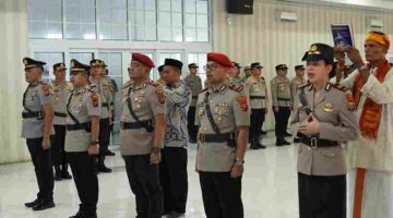 Polres Asahan Sertijab Kasat Narkoba dan Kapolsek Kisaran, Ini Daftar Pejabat Baru