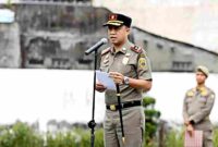Kepala Satuan Polisi (Kasatpol) Pamong Praja (PP) Provinsi Sumut Moettaqien Hasrimi. 