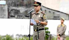 Kepala Satuan Polisi (Kasatpol) Pamong Praja (PP) Provinsi Sumut Moettaqien Hasrimi. 