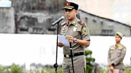 Kepala Satuan Polisi (Kasatpol) Pamong Praja (PP) Provinsi Sumut Moettaqien Hasrimi. 