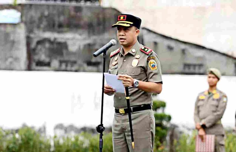 Kepala Satuan Polisi (Kasatpol) Pamong Praja (PP) Provinsi Sumut Moettaqien Hasrimi. 