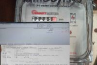 Meter Pelanggan, rekening bulan Maret 2026 (Kiri bawah), Tagihan yang belum dibayar bulan April 2026 
