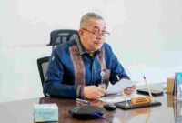 Pj Sekretaris Daerah Provinsi Sumatera Utara (Sumut) Sulaiman Harahap menjadi narasumber pada Webinar Sesi VI bertema “Judi Online dan Pinjaman Online Ancaman Serius Bagi ASN dalam Sorotan Analisis PPATK” secara daring di Ruang Rapat Sekda Sumut, Kantor Gubernur Sumut, Jalan Pangeran Diponegoro Nomor 30 Medan, Kamis (30/4/2026).