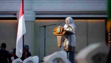 Staf Ahli I TP PKK Provinsi Sumatera Utara (Sumut) Titiek Sugiharti Surya menghadiri Peringatan Hari Down Syndrome Dunia (HDSD) 2026 di Aula Raja Inal Siregar, Kantor Gubernur Sumut Jalan Diponegoro, Kota Medan, Sabtu (18/4/2026).