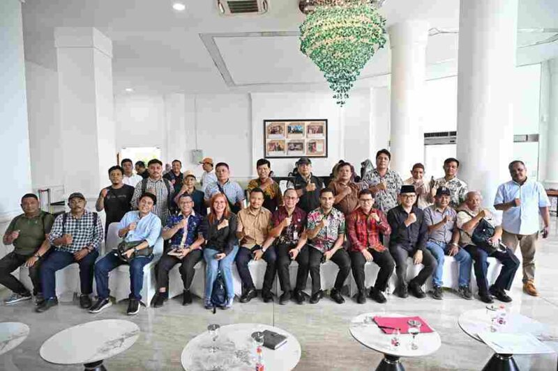 Temu Pers bersama Badan Kepegawaian Provinsi Sumatera Utara, Kegiatan ini difasilitasi Dinas Kominfo Sumut yang berlangsung di Lobby Dekranasda Lantai 1 Kantor Gubernur Sumut Jalan Diponengoro Nomor 30 Medan, Kamis (30/4/2026).