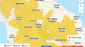 foto peta lokasi curah hujan. sumber MSN.