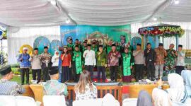 Rangkaian pembukaan Musabaqah Tilawatil Qur’an Nasional (MTQN) ke-12 tingkat Kecamatan Siantar Marimbun, Jumat (17 April 2026).