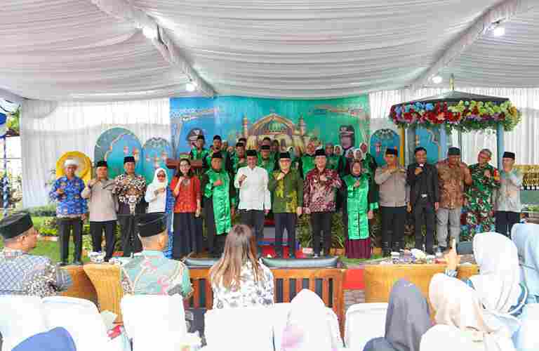 Rangkaian pembukaan Musabaqah Tilawatil Qur’an Nasional (MTQN) ke-12 tingkat Kecamatan Siantar Marimbun, Jumat (17 April 2026).