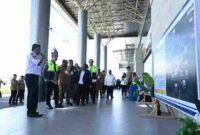 Wakil Presiden Gibran Rakabuming Raka meninjau pengembangan Bandara Douw Aturure di Kabupaten Nabire, Senin, 20 April 2026,